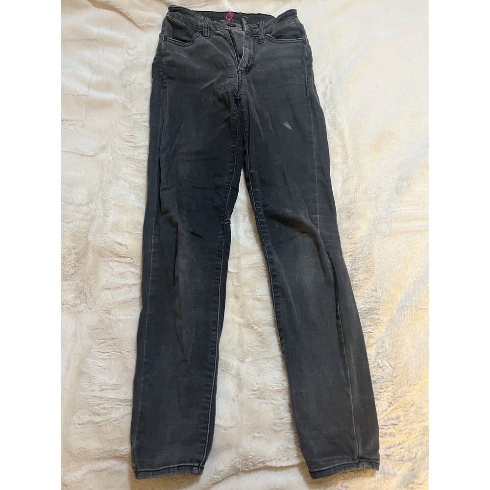 SO Ankle Jegging Womens Black High Rise Stretch Skinny Jeans Size 1
